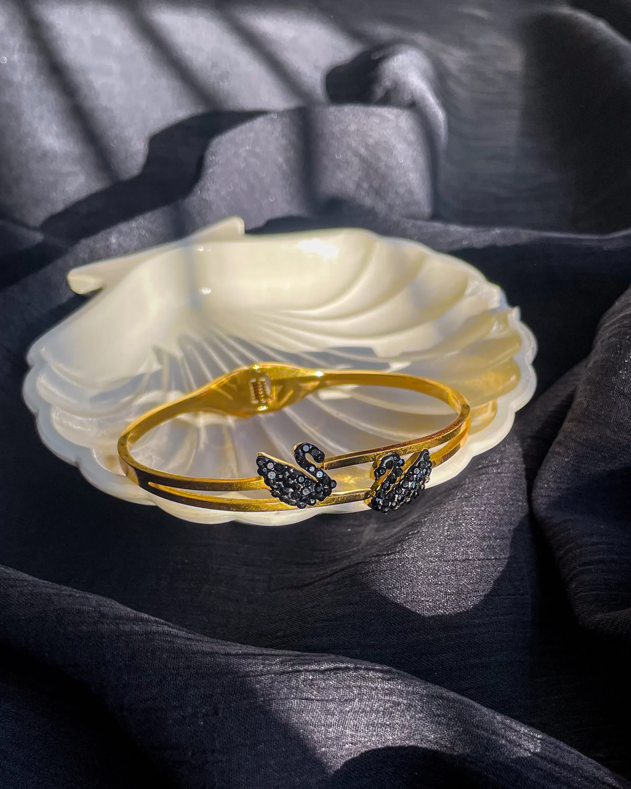 Crystal Swan Duck Cuff - Image 3