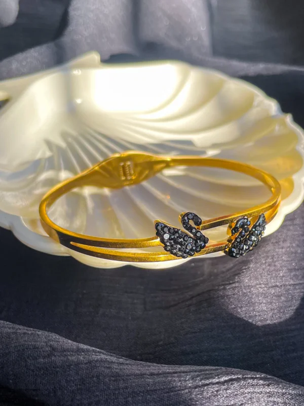Crystal Swan Duck Cuff